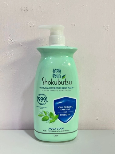 SHOKUBUTSU AQUA COOL NATURAL PROTECTION BODWASH 900ML