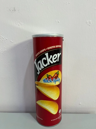 JACKER POTATO CHIPS HOT & SPICY 150G