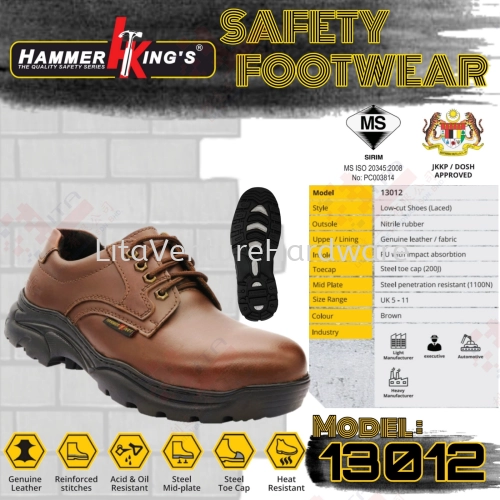 HAMMER KING'S SAFETY BOOT 13012