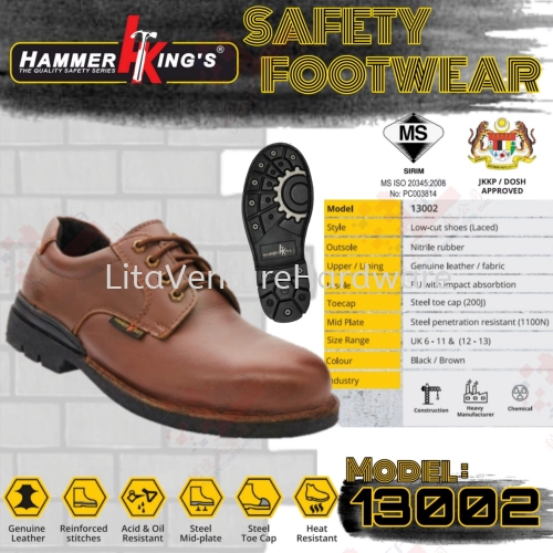 HAMMER KING'S SAFETY BOOT 13002