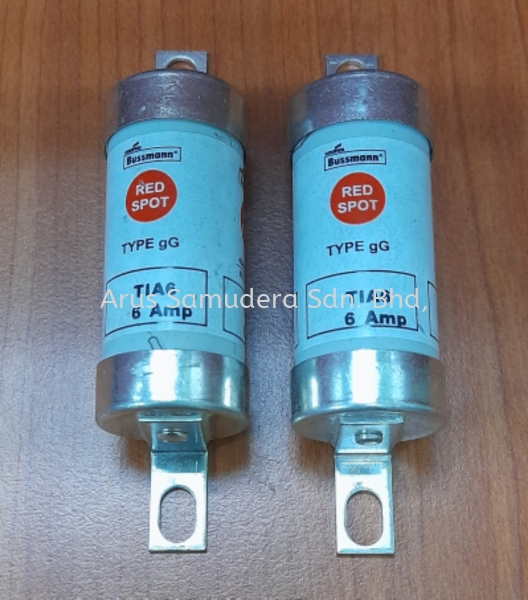 BUSSMANN TIA6 TYPE gG 460V DC 6A 40 kA FUSES Electrical / Electronic Equipment and Parts Malaysia, Perak Supplier, Suppliers, Supply, Supplies | Arus Samudera Sdn Bhd