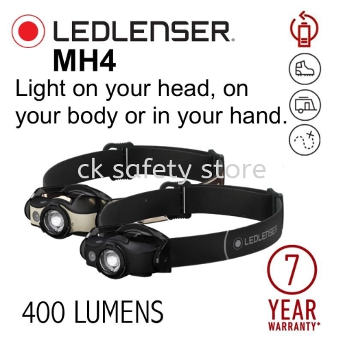 LEDLENSER MH4 RECHARGEABLE Headlamp