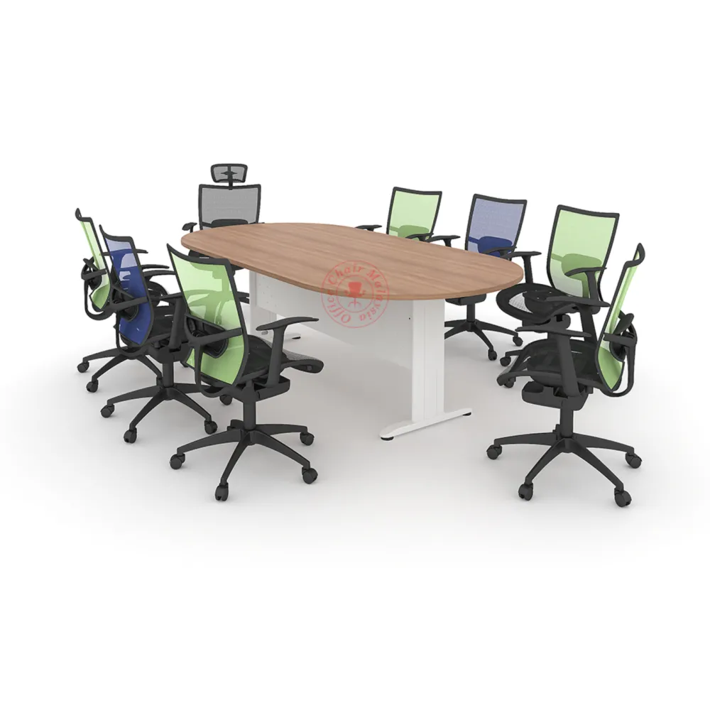 MJ Oval Shape Conference Table / Meeting Table / Office Furniture / Meja Mesyarat / Meja Meeting