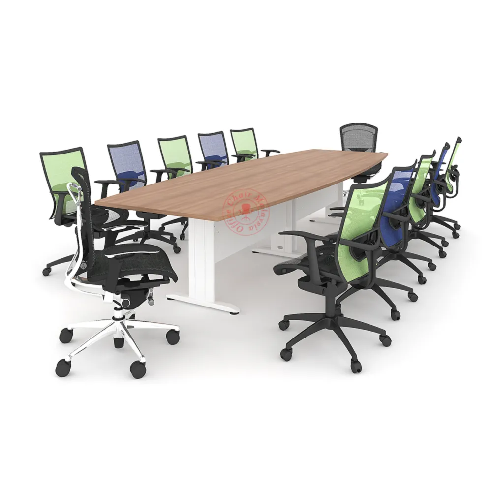 MJ Boat Shape Conference Table / Meeting Table / Office Furniture / Meja Meeting