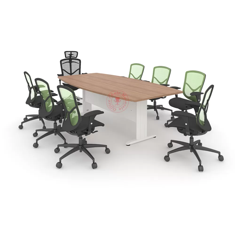 MJ Boat Shape Conference Table / Meeting Table / Office Furniture / Meja Meeting