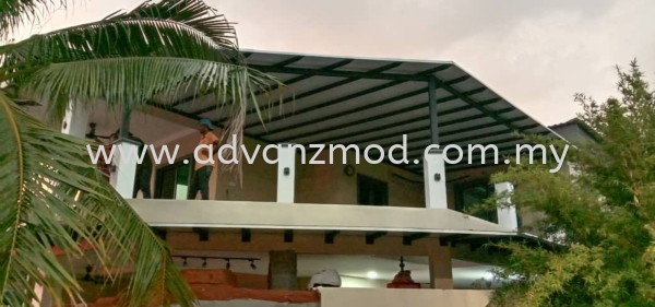 Mild Steel Awning Cover with Aluminium Composite Panel  Roofing & Awning  Selangor, Malaysia, Kuala Lumpur (KL), Puchong Supplier, Supply, Supplies, Retailer | Advanz Mod Trading
