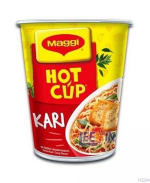 Maggi Hot Cup Kari 59gm  [10204 10205]