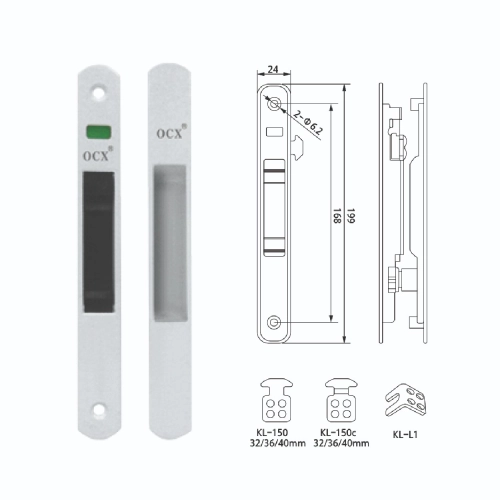 SLIDING DOOR LOCK WITHOUT KEY | KL-A7