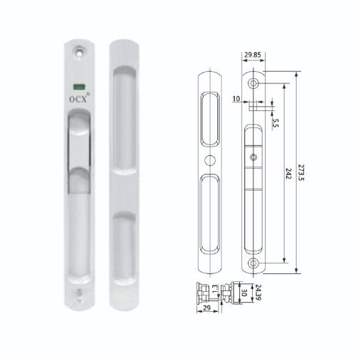 SLIDING DOOR LOCK WITHOUT KEY | KL-SD-7D