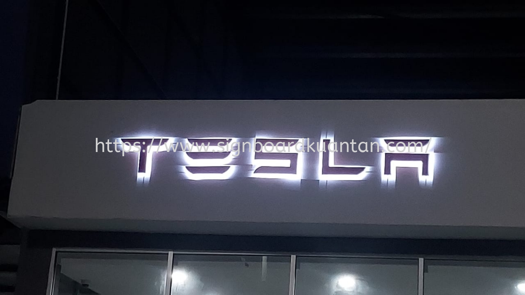 TESLA 3D LED BACKLIT SIGNAGE SIGN BOARD AT KUANTAN OUTDOOR 3D LED ...