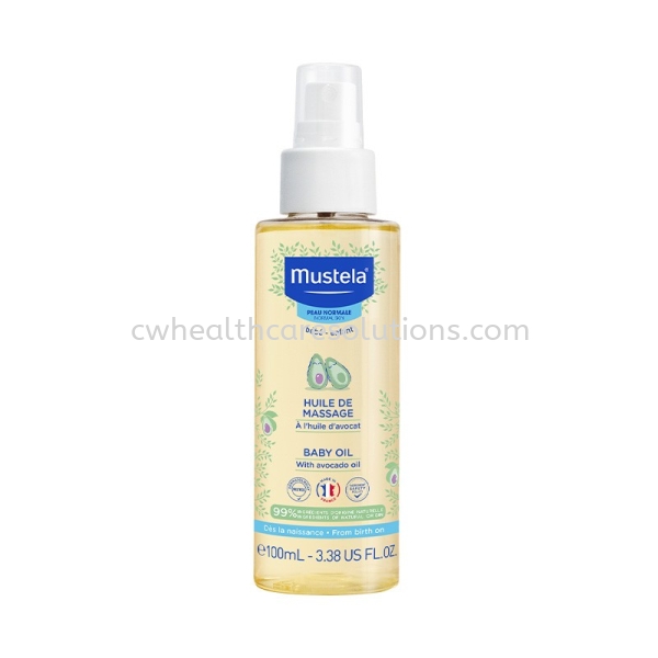 Mustela Baby Oil With Avocado Oil 100ml Massage Oil Normal Skin Baby's Skin Care Petaling Jaya, Selangor, Kuala Lumpur (KL), Malaysia Healthcare Product Supplier, Woman Skincare Solution Provider, Supplement Dealer | CARES WORTH HEALTHCARE SOLUTIONS