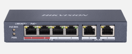 DS-3E0106P-E/M.HIKVISION 4 Port Fast Ethernet Unmanaged POE Switch HIKVISION Network/ICT System Johor Bahru JB Malaysia Supplier, Supply, Install | ASIP ENGINEERING