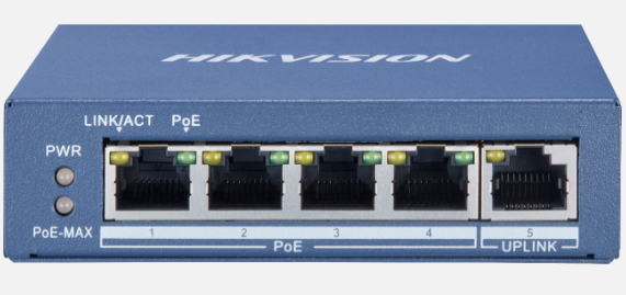 DS-3E0505P-E/M.HIKVISION 4 Port Gigabit Unmanaged POE Switch HIKVISION Network/ICT System Johor Bahru JB Malaysia Supplier, Supply, Install | ASIP ENGINEERING