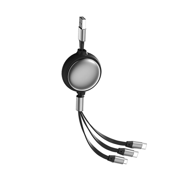 CC39A MULTICABLE - 3 IN 1 RETRACTABLE - 2.4A FAST CHARGE Cable Malaysia, Singapore, KL, Selangor Supplier, Suppliers, Supply, Supplies | Thumbtech Global Sdn Bhd