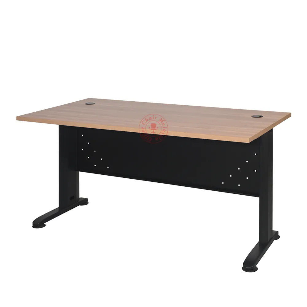 MJM1260CP-BK Standard Office Table | Meja Ofis | Meja Pejabat