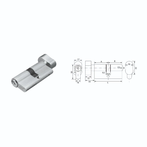 CYLINDER SINGLE KEY / THUMBTURN | KL-60-S / KL-70-S