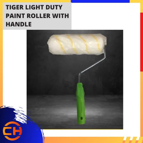 TIGER LIGHT DUTY PAINT ROLLER WITH HANDLE