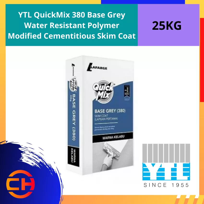YTL Quick Mix 380 Base Grey Water Resistant Polymer Modified ...