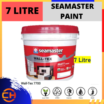 SEAMASTER WALL-TEX EMULSION PAINT 7700 INTERIOR WALL SURFACE [WHITE]