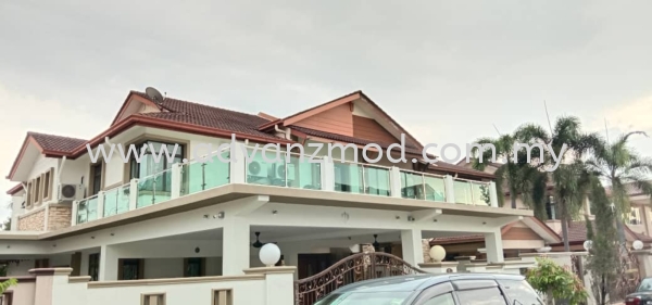 Stainless Steel Balcony Glass Railing With 12mm Tempered Glass @Klang  Stainless Steel Glass Railing Selangor, Malaysia, Kuala Lumpur (KL), Puchong Supplier, Supply, Supplies, Retailer | Advanz Mod Trading