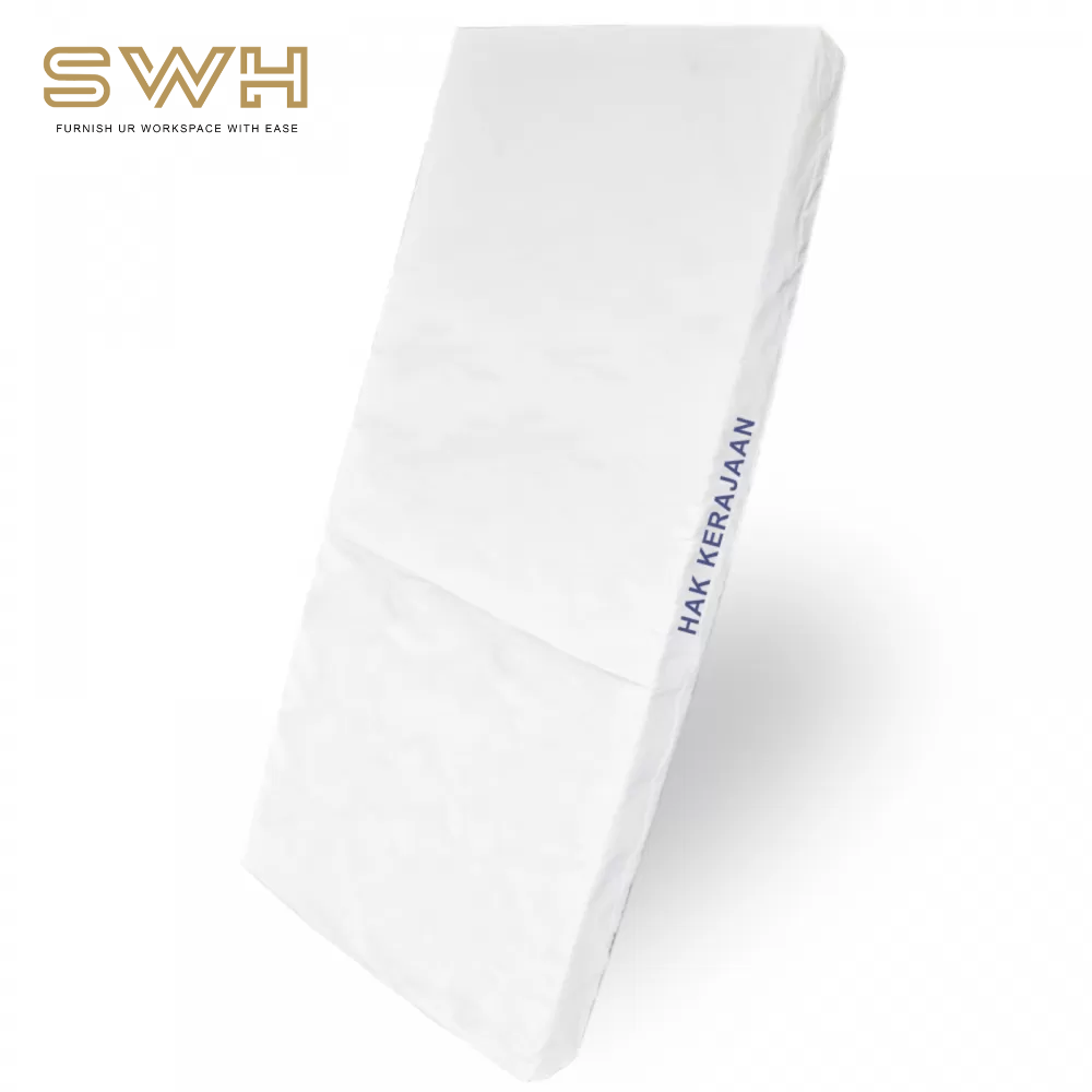  High Resilient Single Mattress Foam Material Cotton Calico Penang Pembekal Supplier Tilam Standard Institusi Pendidikan Sekolah Asrama Kolej Universiti Politeknik Paling Murah 1905 (W) X 914 (D) X 102 (H) mm ( 4 INCI )