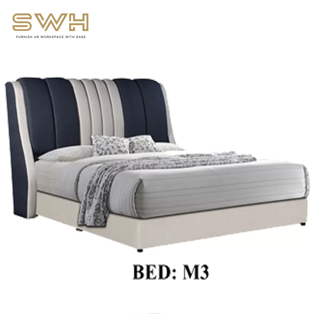 Modern Design Bedframe With Divan Katil 床架 M3