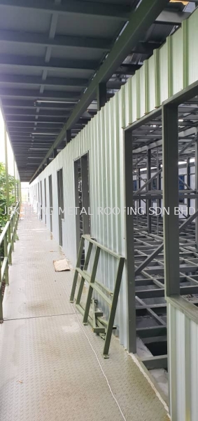 Pu metal roofing  Labour Quarters at Seminyih Steel Structure Melaka, Malaysia Services | JEK HUNG METAL ROOFING SDN BHD