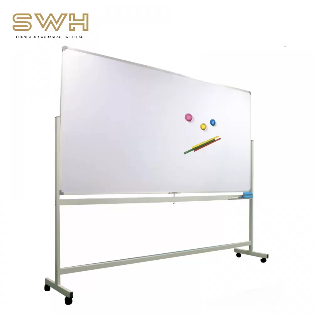 Double Sided Stand Magnetic white board for school college factory University | Whiteboard Penang