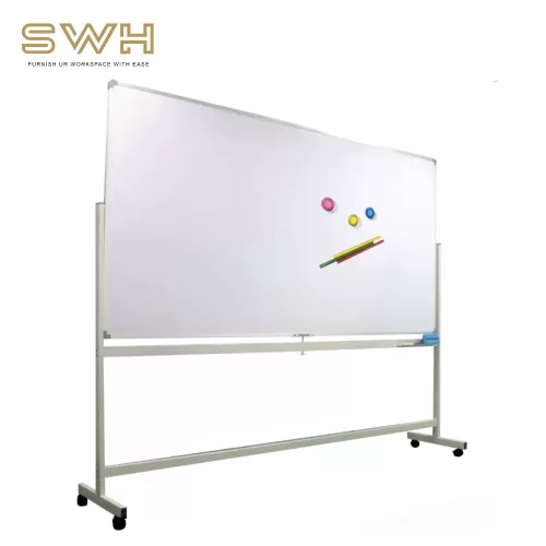 Double Sided Stand Magnetic white board for school college factory University | Whiteboard Penang