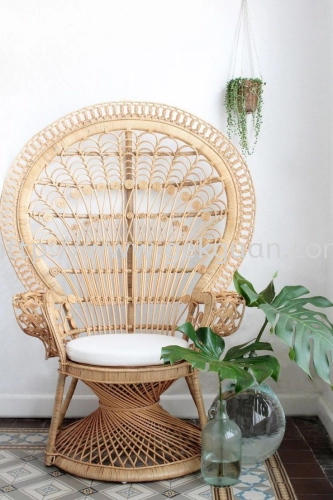 RATTAN PEACOCK CHAIR 