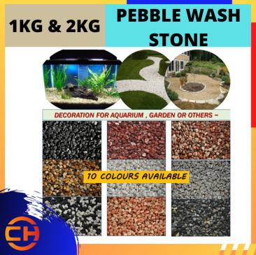 PEBBLE WASH STONE GARDEN LANDSCAPE DECORATION AQUARIUM [5 MM]