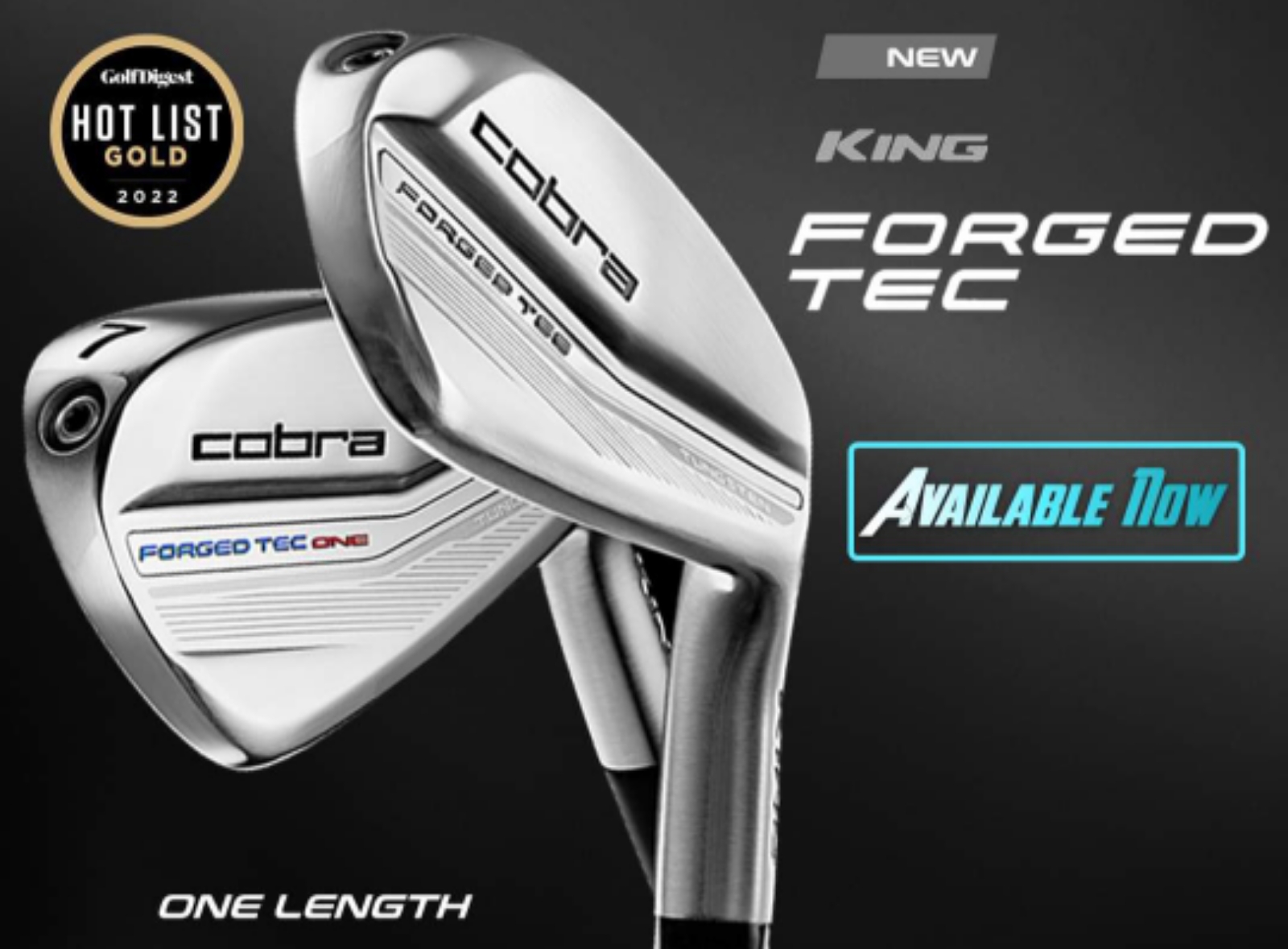 Cobra Forged Tec One Length Kbs Steel Irons 5 to 9p