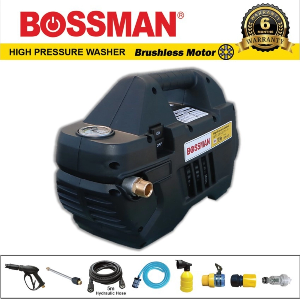  BOSSMAN HIGH PRESSURE INDUCTION WATERJET WASHER SPRAYER 2200W 140BAR [BPC123]