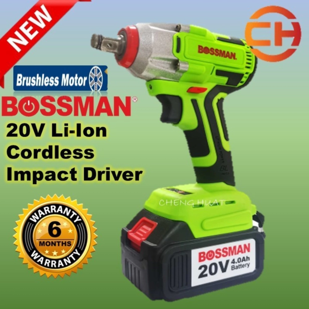  BOSSMAN CORDLESS IMPACT DRIVER WRENCH 20V [BIW-919]  