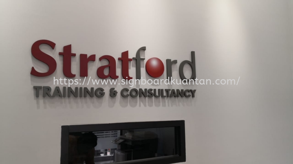 STRATFORD 3D PVC LETTERING SIGNAGE SIGNBOARD AT BENTONG