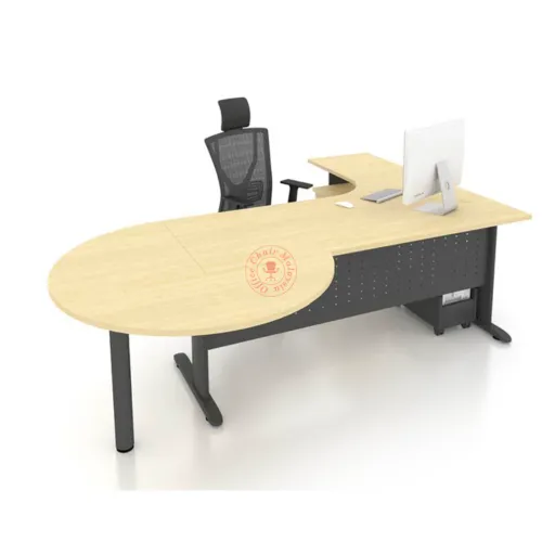 EUSTOMA CONCEPT Executive Table | Maple color Table | Office Table | Meja Pejabat