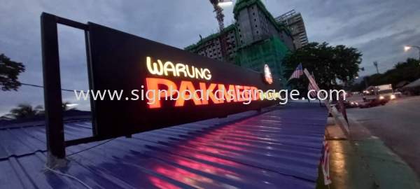 Warung - Pakmeed - Nailis Sentul - 3D LED Frontlit Signboard - Kuantan  3D LED FRONTLIT SIGNBOARD Klang, Selangor, Malaysia, Kuala Lumpur (KL), Pahang, Kuantan Manufacturer, Maker, Supplier, Supply | Dynasty Print Solution