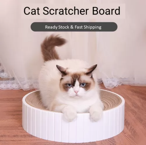 Cat Scratcher Board/Cat Toy Catnip/Cat Scratches Papan cakar kucing murah scratch Cat scratching