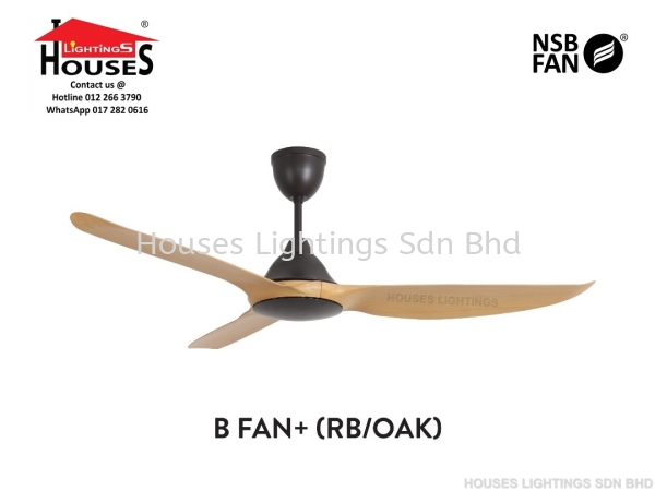 B FAN+(PLUS)RB+OAK(60") DC-NSB NSB Ceiling Fan Ceiling Fan Selangor, Malaysia, Kuala Lumpur (KL), Puchong Supplier, Suppliers, Supply, Supplies | Houses Lightings Sdn Bhd