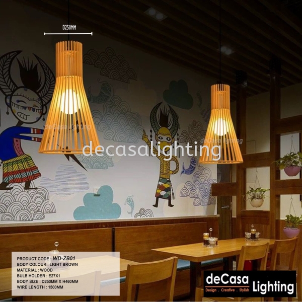 Wooden Pendant Ceiling Light (DYWJ-ZB01-E250) Rope / Wood / Bamboo Pendant Light PENDANT LIGHT Selangor, Kuala Lumpur (KL), Puchong, Malaysia Supplier, Suppliers, Supply, Supplies | Decasa Lighting Sdn Bhd