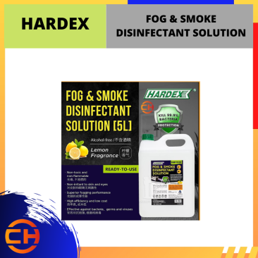 HARDEX FOG FOGGING & SMOKE DISINFECTANT SOLUTION LEMON FRAGRANCE 