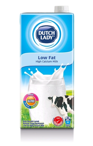 Dutch Lady Low Fat Milk 1L