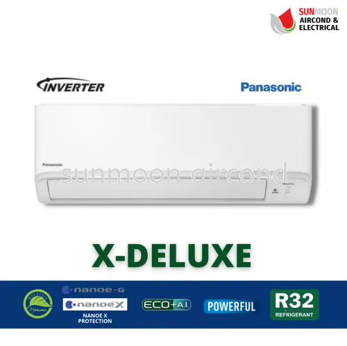 THE BEST SINGLE SPLIT WALL MOUNTED X- DELUXE INVERTER XPU SERIES (5 STAR) R32 - BUILD IN WIFI 