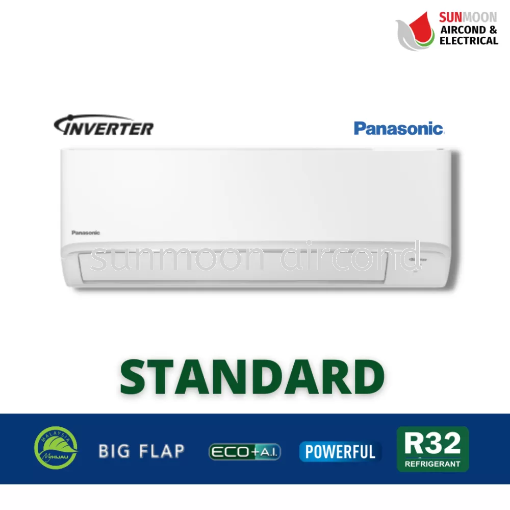 WALL MOUNTED STANDARD INVERTER R32 PANASONIC AIR CONDITIONER - ECO MODE