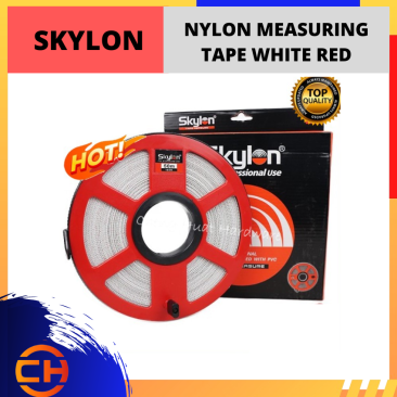 SKYLON NYLON MEASURING TAPE [WHITE & RED]