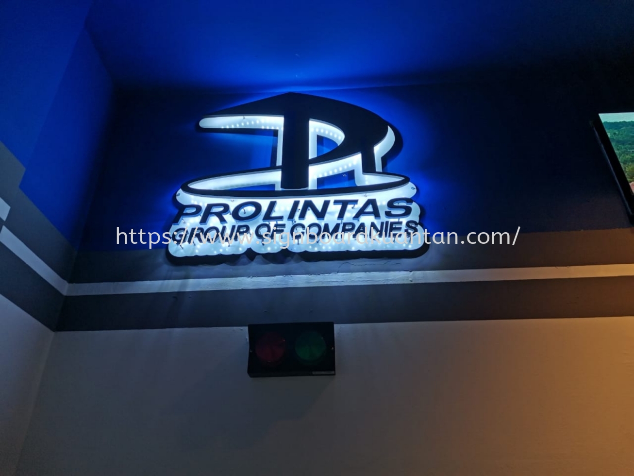 PROLINTAS INDOOR 3D LED BACKLIT SIGNAGE SIGNBOARD AT KUALA TERENGGANU