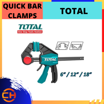 TOTAL TOOLS QUICK BAR CLAMPS