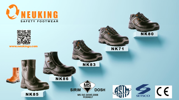 Neuking Safety Shoes Safety Shoes Safety Products Johor Bahru (JB), Malaysia, Desa Jaya Supplier, Suppliers, Supply, Supplies | Deltech Engineering Sdn Bhd