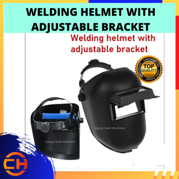 WELDING HELMET WITH ADJUSTABLE BRACKET