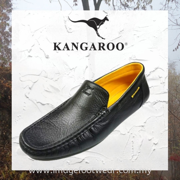 KANGAROO Full Leather Men Moccasin - KM-9738- BLACK Colour Kangaroo Full Leather Men Boots & Shoes Men Classic Leather Boots & Shoes Malaysia, Selangor, Kuala Lumpur (KL) Retailer | IMAGE FOOTWEAR COLLECTION SDN BHD